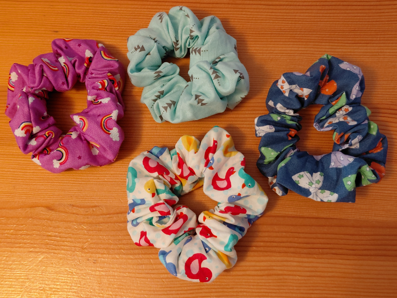 Scrunchies Craft Kit (makes 4)