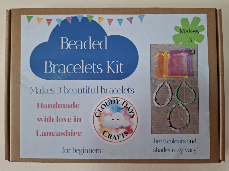 Beaded Bracelets Kit (makes 3)