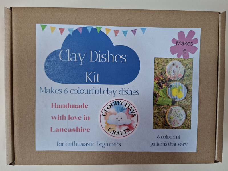 Clay Trinket Dishes Kit (makes 6)