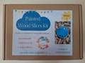 Painted Wood Slices Kit (makes 3)